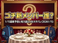 ゴチ新メンバー誰？｜1/15最新予想と有力説2人をネタバレ(20261/15)